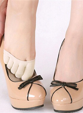 Cotton five finger socks for women super shallow mouth invis