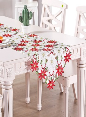 American Christmas table flag embroidered with high-end feel