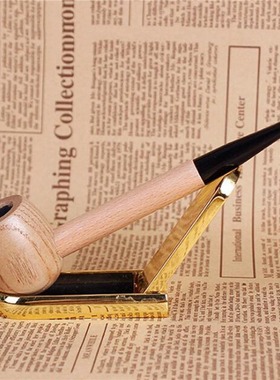 Solid Wood Straight Large Round Bottom Filter Pipe Mini Smal