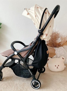 Fashionable bear style baby stroller storage hanging bag out