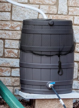 Outdoor rain bucket mesh cover insect proof mesh cover water