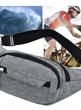 Outdoor fashion Oxford cloth men running sports crossbody wa