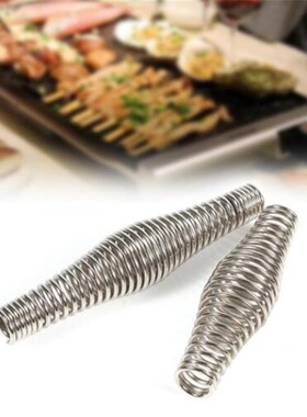 Party courtyard barbecue grill basket handle spring 25 drum