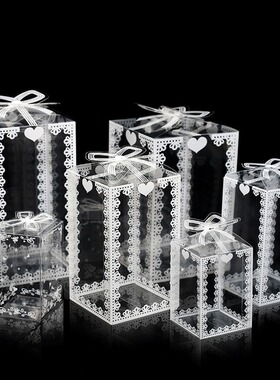 PVC packaging box cake packaging box transparent printed foo