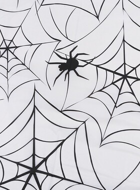Halloween Spider Web Tablecloth Dark Atmosphere Tablecloth H