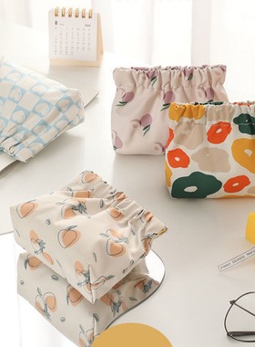 Travel waterproof bullet print storage bag makeup bag portab