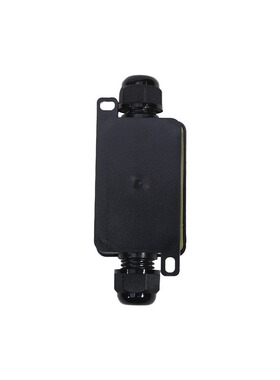 Outdoor control junction box three-way black waterproof wire