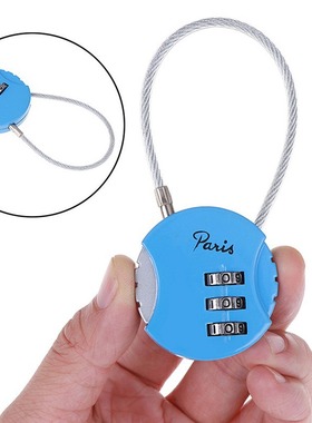Wire rope password lock luggage compartment padlock bicycle