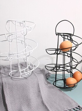 Home kitchen organizing and storage egg rack egg box free in