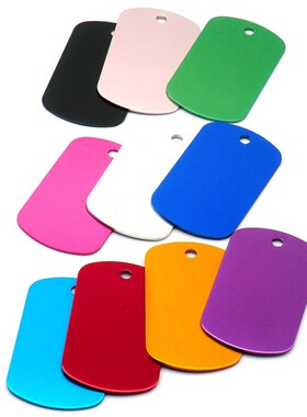 Pet tags aluminum cat tags pet ID tags metal dog tags