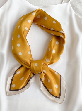 Small square scarves silk scarves women spring Korean versat