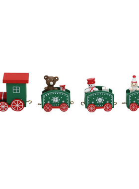 Christmas train decorations children holiday gifts window di