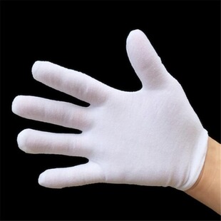 White cotton gloves pure cotton work gloves labor protection