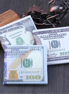 Creative dollar wallet short print pattern dollar dollar sho
