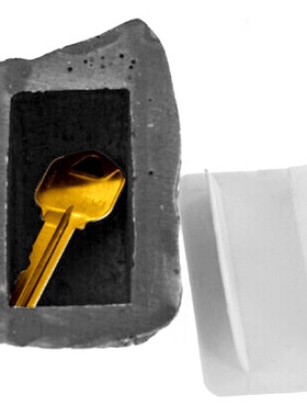 Ink colored Stone Key Box Creative Resin Key Box Realistic H