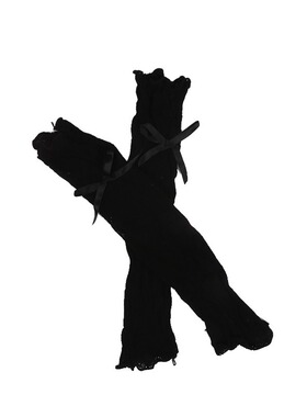 Sweet and lovely summer thin bow lace sleeves sunscreen pile