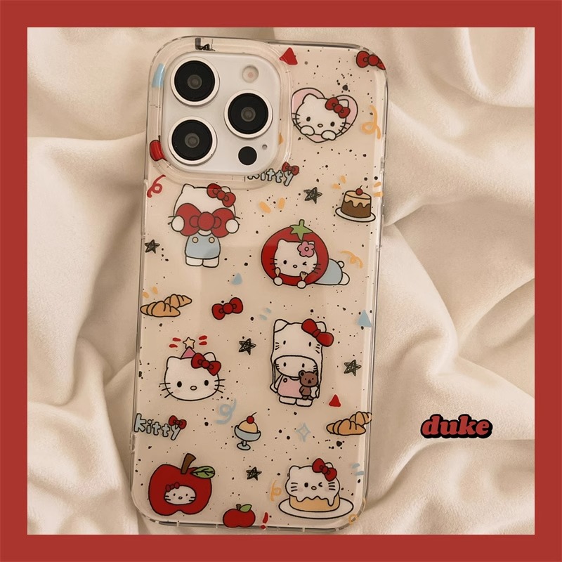 ins泼墨涂鸦hellokitty适用于华为Mate70/60/50pro/40手机壳nova13pro/12/11/10/9华为P70ultra/60/50白底IMD