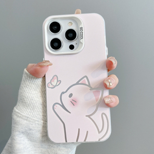 a96新款 真我realme GT7 ZYL情侣小狗猫咪适用于oppo 12x a5Pro手机壳a97 NEO6se彩银13 11pro女可爱