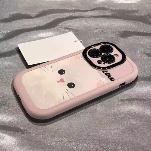 趣味大头小白猫适用于vivo iqooneo10pro手机壳neo7se全包neo5活力防摔iqoo13泡芙z1创意iqoo11新款z9x女u3