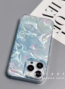 夏天海蓝小清新卡通适用于华为畅享70/60pro/50z/20麦芒11/9手机壳羽纱A20防摔10se畅享50plus全包60x女个性