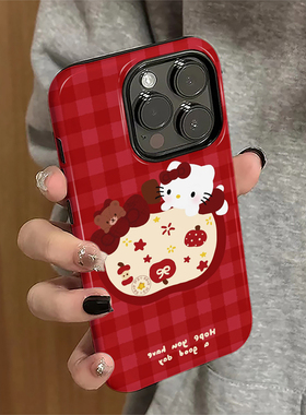 ZYL新年烟花小熊猫咪适用于oppo reno15pro/14手机壳二合一reno13/12全包卡通reno7/6防摔reno5女findx8/x6