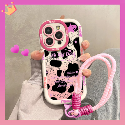草莓星星脆双层手链适用于vivo x200pro/x90s/x80/x60t/x70手机壳S18pro泡芙女s17e/s20/s16原创S7/S9e茶色