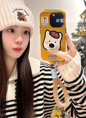 姜黄色ins西高地小狗适用于华为nova13pro/11pro手机壳nova10pro/9全包防摔nova8创意新款7se女二合一12活力