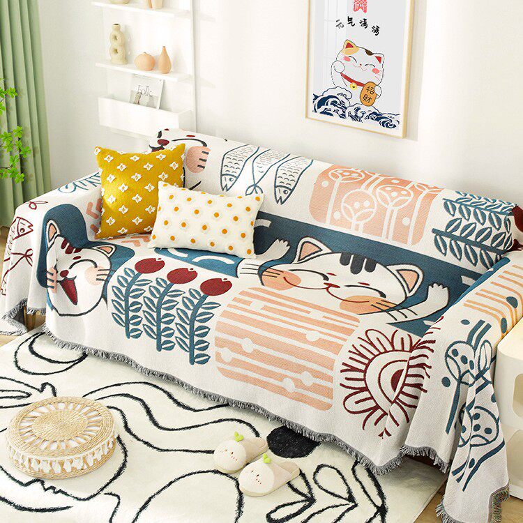 沙发盖布巾全包全盖防滑防尘沙发垫套罩盖毯2026新款夏季四季通用
