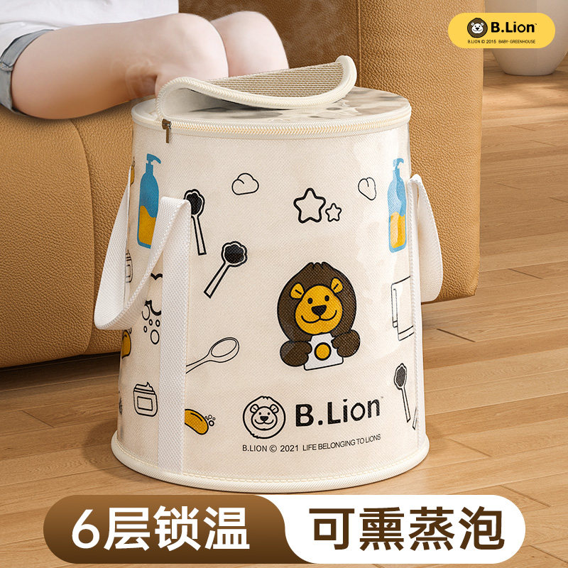 泡脚桶可折叠家用加厚保温养生足浴按摩盆过小腿新款便携式洗脚盆