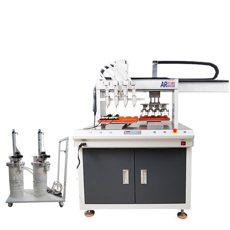 全自动面板外壳密封防水点胶机硅胶点胶机硅胶喷胶机边框线路板