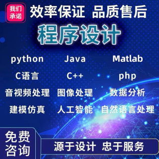 Python Matlab代做 C 优化算法 数据分析 图像处理 建模 程序代做