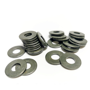 金属镀锌钝化防锈平垫垫片垫圈螺丝垫片加厚平垫片介子黑绿色M6M8