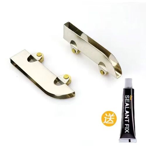不锈钢5mm6mm8mm玻璃滑轮飞机夹轮3厘玻璃移门展示柜橱柜推拉轮子