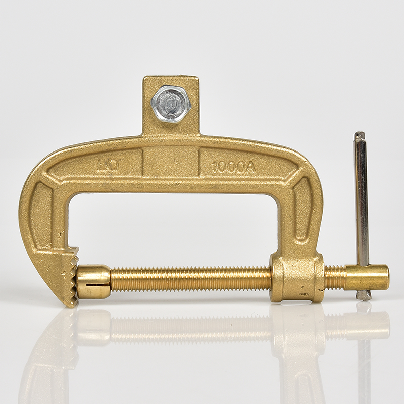 C型1000A全铜接地夹电焊机搭铁夹子重工业焊把钳.接地钳配件
