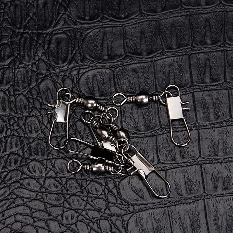 100枚海钓B型连接器抛竿串钩不锈钢八字环连接器散装渔具钓鱼用品