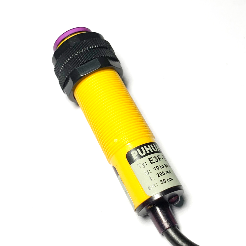 红外漫反射光电开关E3F-DS10C4/圆柱形光电传感器E3F-DS30C4 NPN