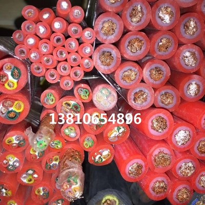 YGC耐高温硅橡胶电缆软铜线单芯1*4 6 10 16 25 35 50 70平方YGCR