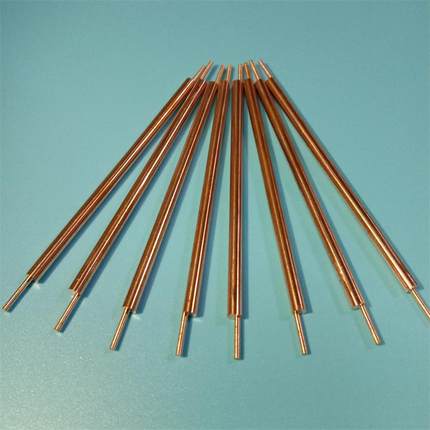 3x100mm氧化铝铜碰焊针18650锂电池组电焊针2x100进口点焊机焊针