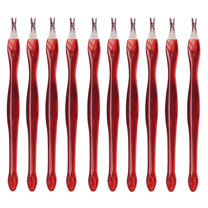 去死皮手指甲工具角质v型铲美甲工具套装不锈钢深v死皮叉修手锋利