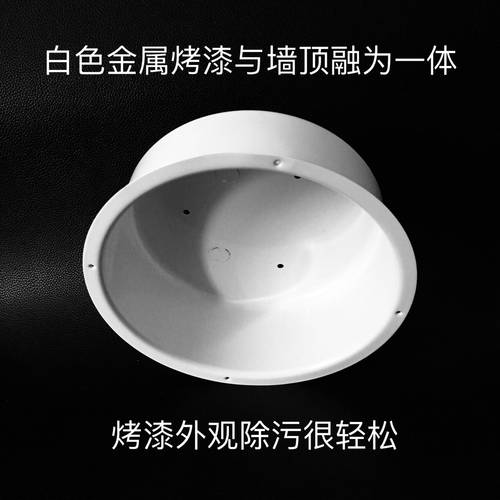 吸顶喇叭明装盒 音响后盖后罩金属外壳6.5寸天花音箱吊顶底座配件