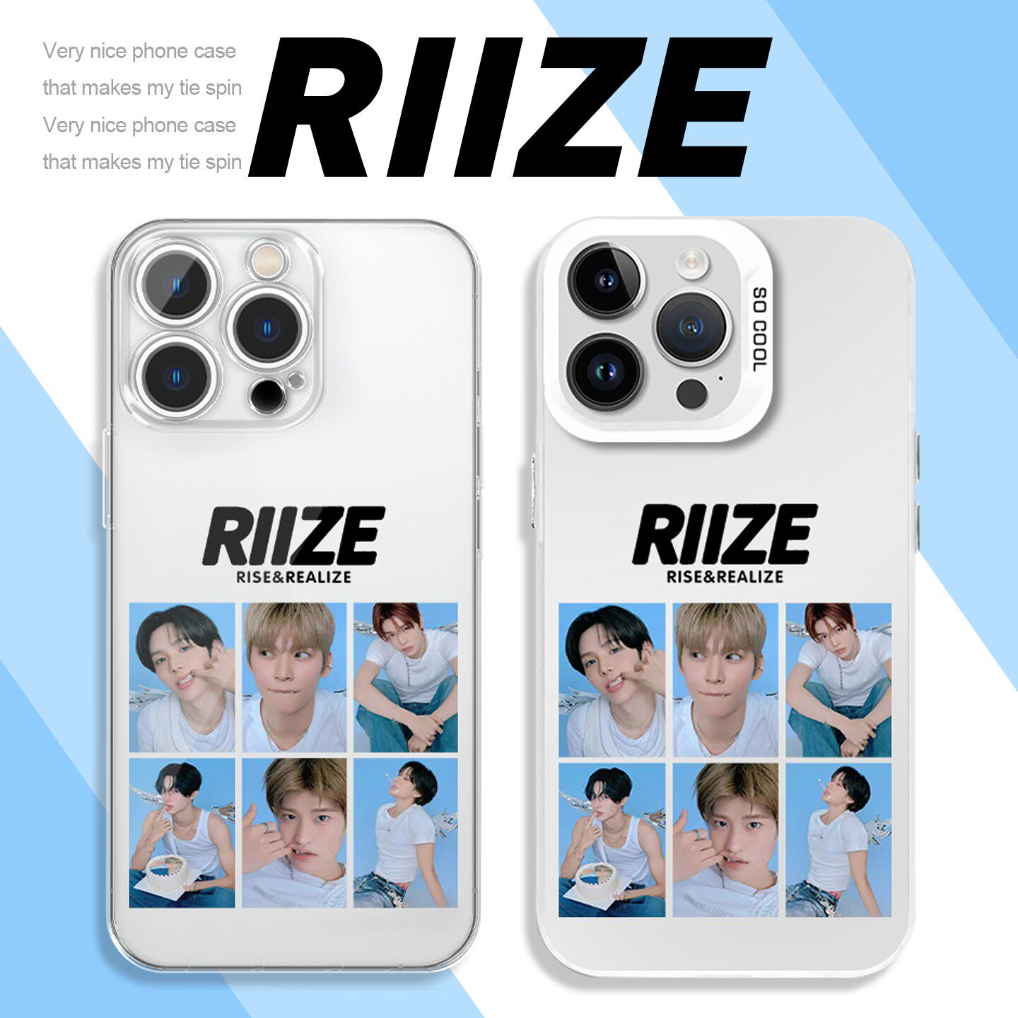 RIIZE手机壳苹果17华为OPPO周边iPhone16Promax同款vivo郑成灿朴元彬李灿荣小米15pro撕拉片韩国男团照片适用