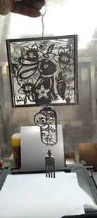 中秋玉免灯笼激光切割CAD图纸dxf激光切割金属加工