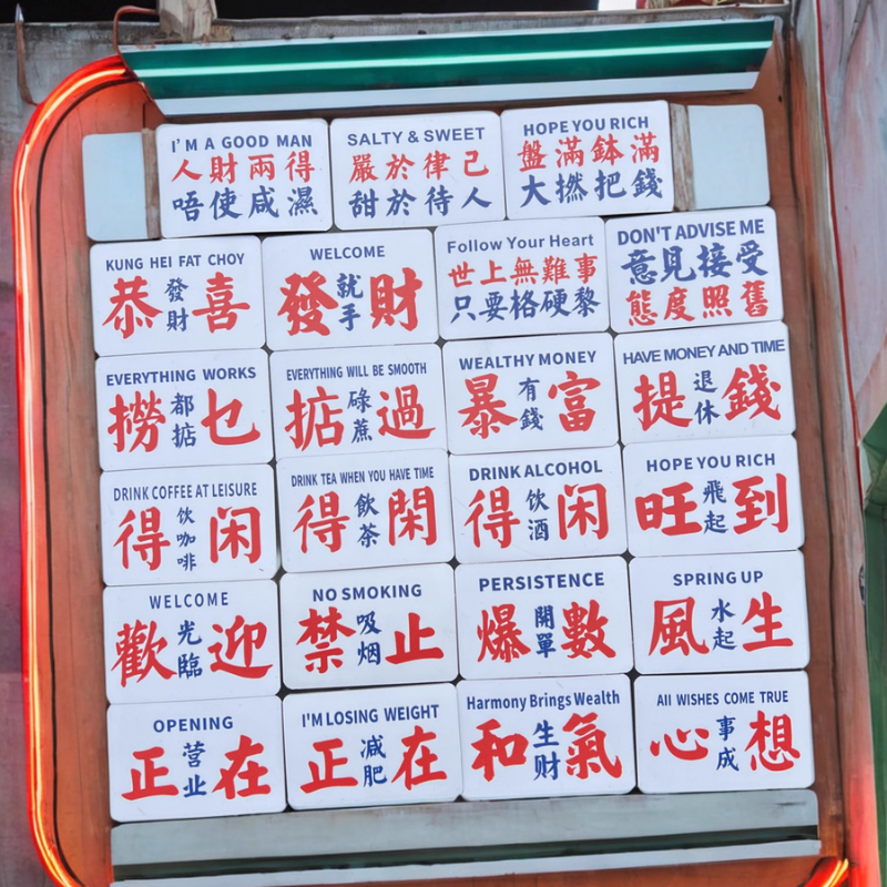 香港冰箱贴磁性冰箱贴港风粤语冰箱贴（薄款）捞乜都掂得闲饮茶,家居饰品,冰箱贴,淘宝优惠券,粉丝福利购,淘宝优惠卷