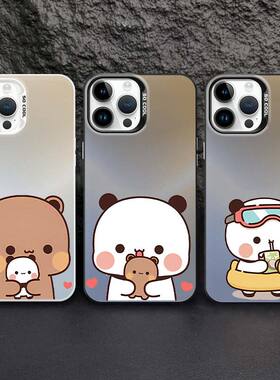 一二布布苹果16pro手机壳iphone15卡通vivo小米14红米note13可爱oppo7情侣iqoo9适用neo8华为nova12套reno11