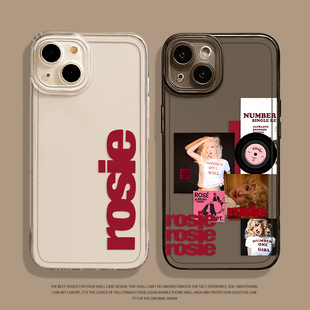 朴彩英rosie手机壳适用苹果16华为mate60pro新专辑iphone15明星pura70小米14周边iqoo13同款oppo红米vivo应援