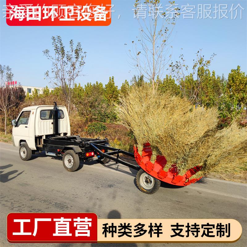 路18风火轮扫路机 拖式大型面路清扫车 挂折叠式16把扫车
