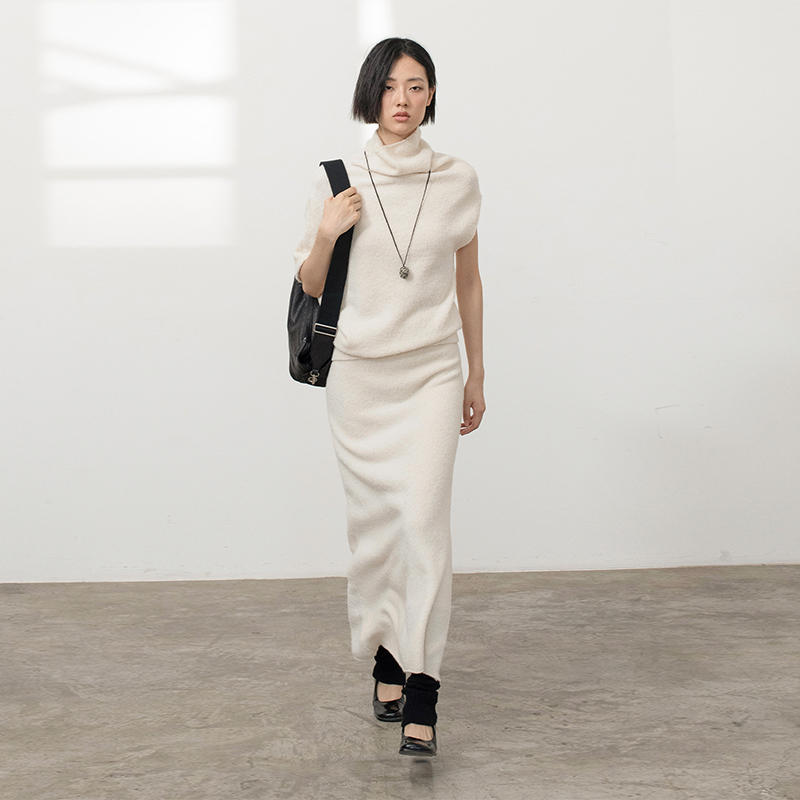 322WORKHOUSE不对称直筒裙