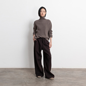 322WORKHOUSE羊毛长袖 高领毛衣B546 秋季 打底针织衫 上衣女2025新款