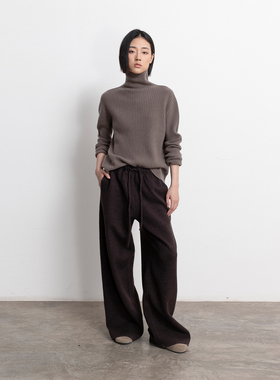 322WORKHOUSE羊毛长袖打底针织衫上衣女2025新款秋季高领毛衣B546