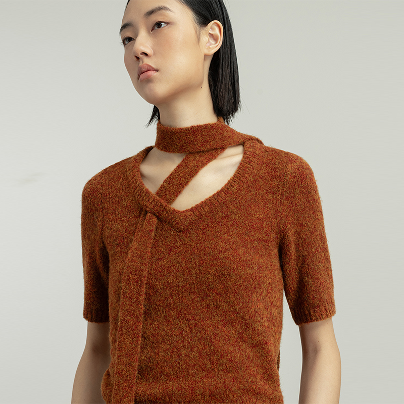 WORKHOUSE圈圈纱羊毛针织衫